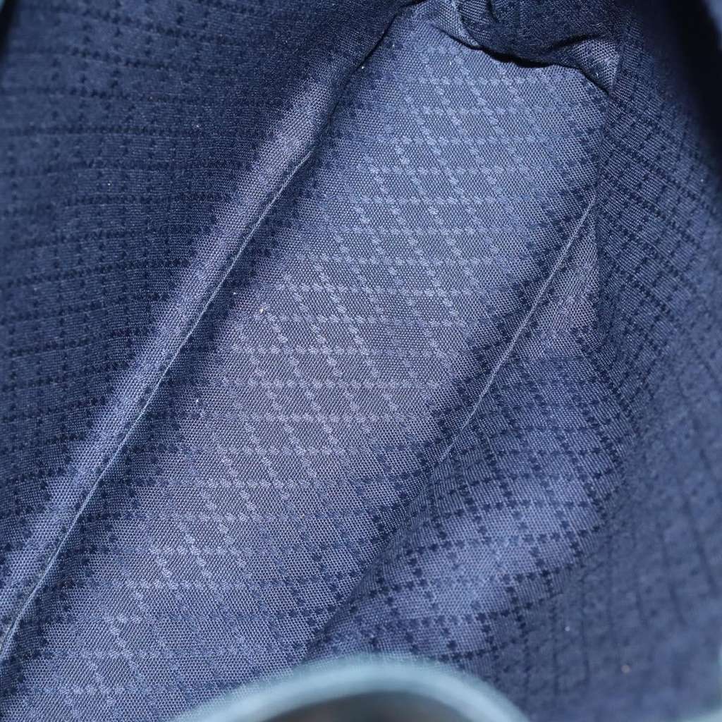 Gucci Vintage Bamboo Backpack Navy Leather Good condition - Box View