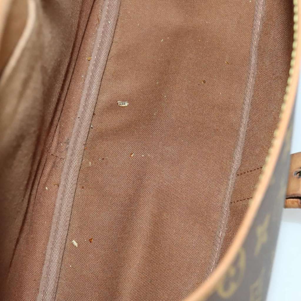 Louis Vuitton Saumur Handbag Brown Canvas Fair condition - Box View