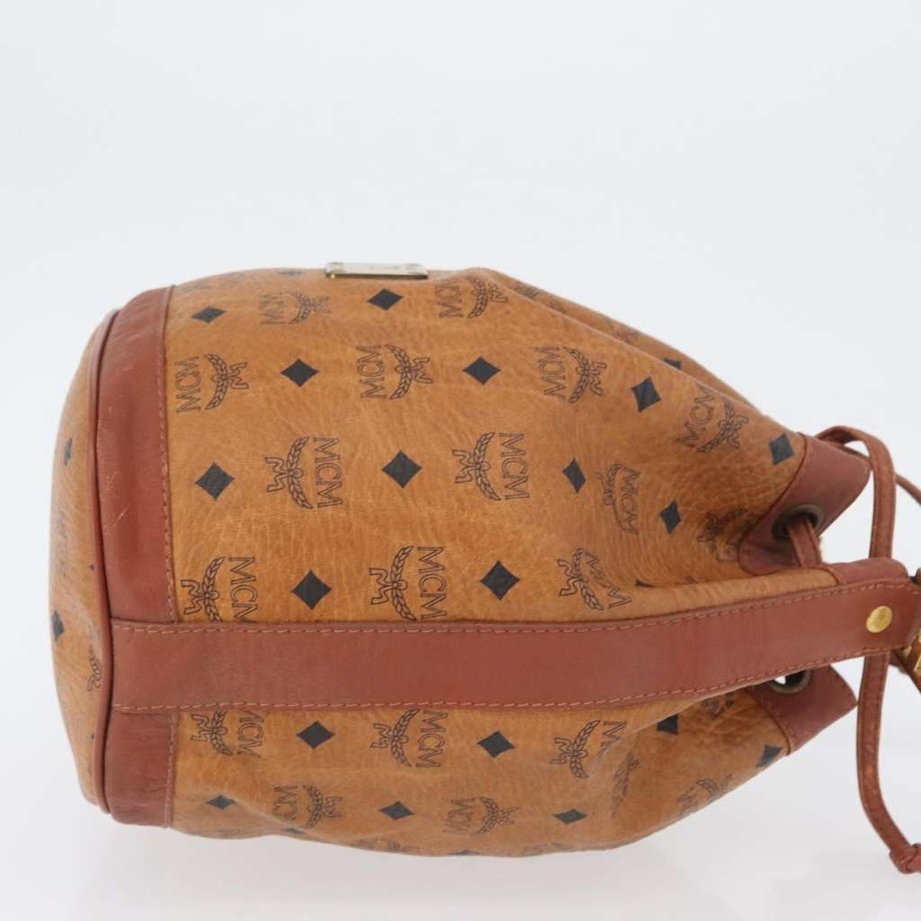 Mcm Visetos Shoulder bag Brown Canvas Fair condition - Inside View