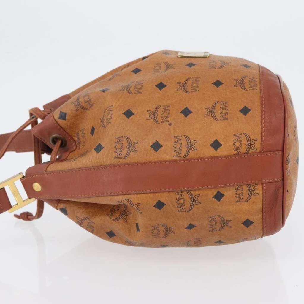 Mcm Visetos Shoulder bag Brown Canvas Fair condition - Model View