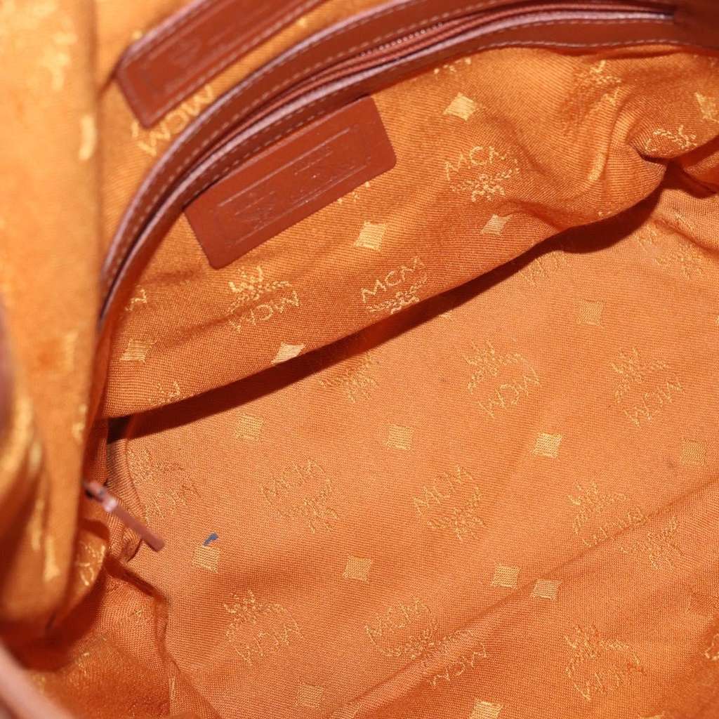 Mcm Visetos Shoulder bag Brown Canvas Fair condition - Box View