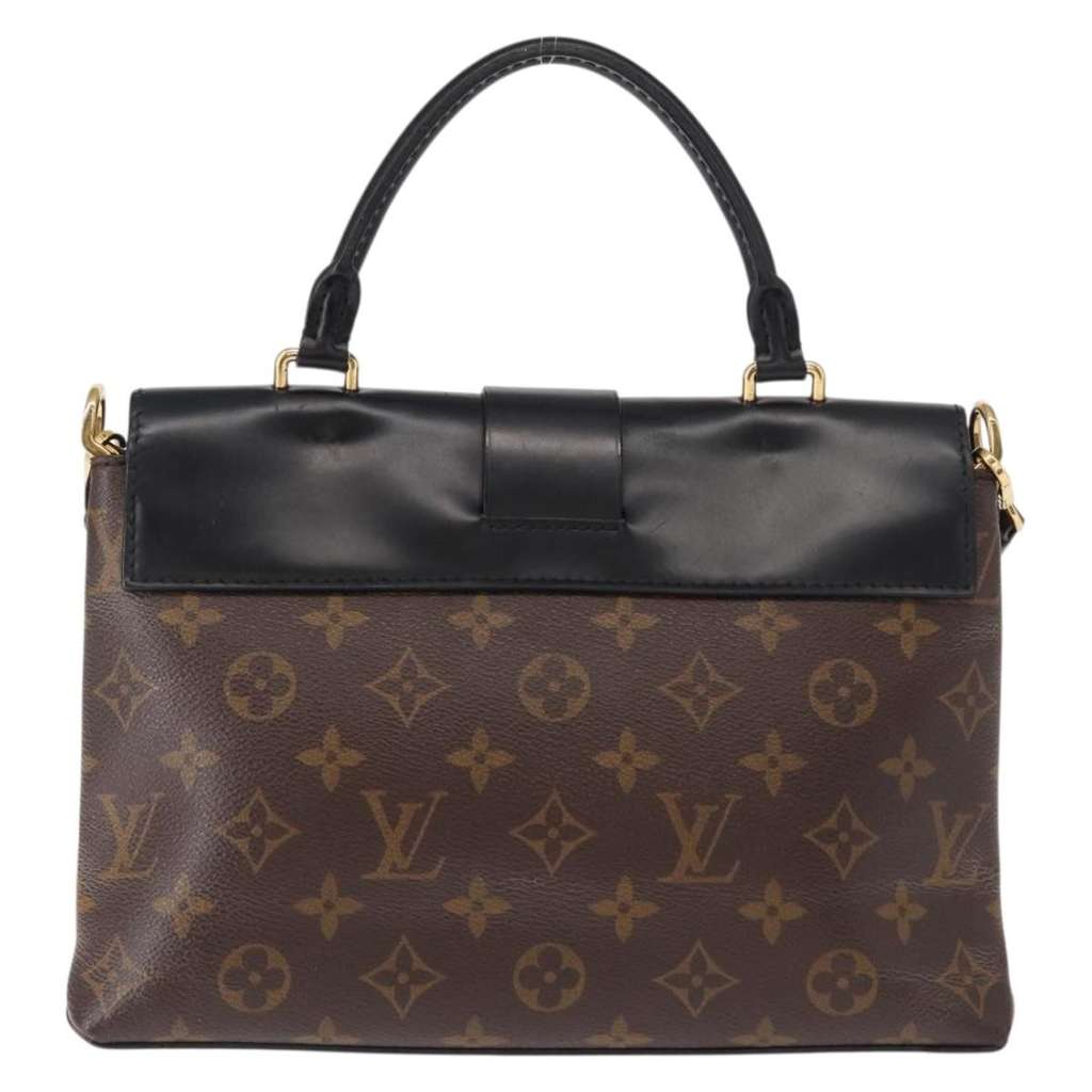 Louis Vuitton One Handle Flap Bag Brown Canvas Good condition - Back View