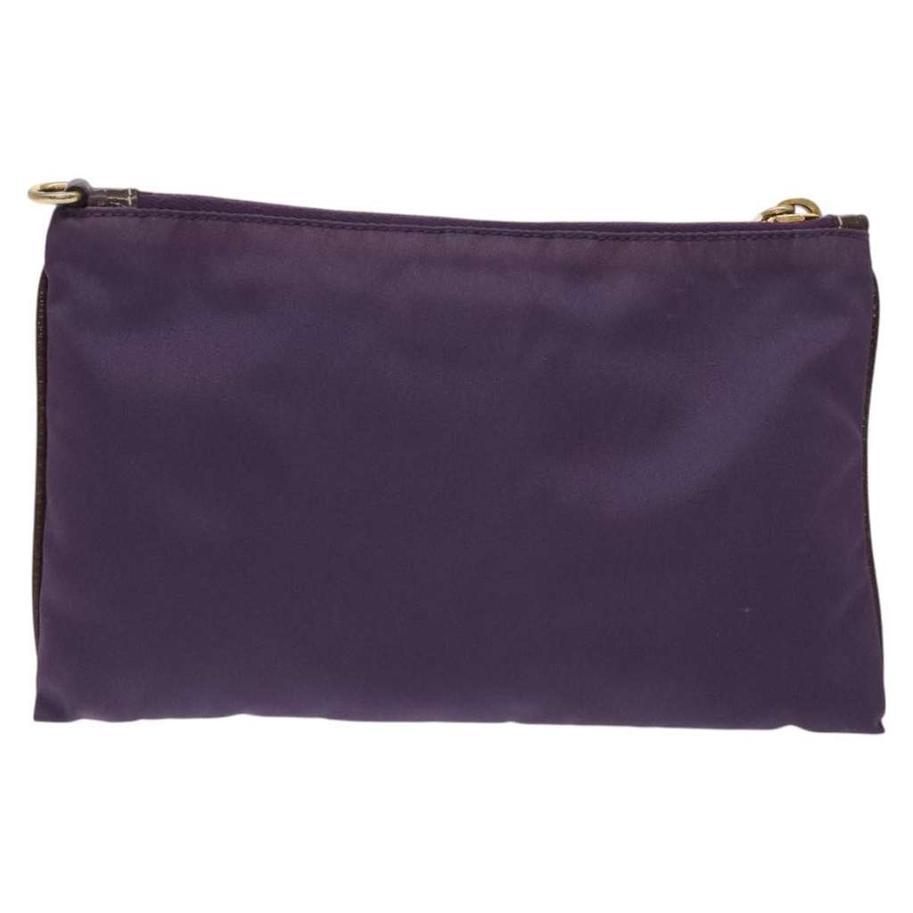 Prada Zip Pouch Purple Good condition - Back View