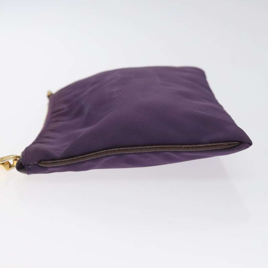 Prada Zip Pouch Purple Good condition - Model View