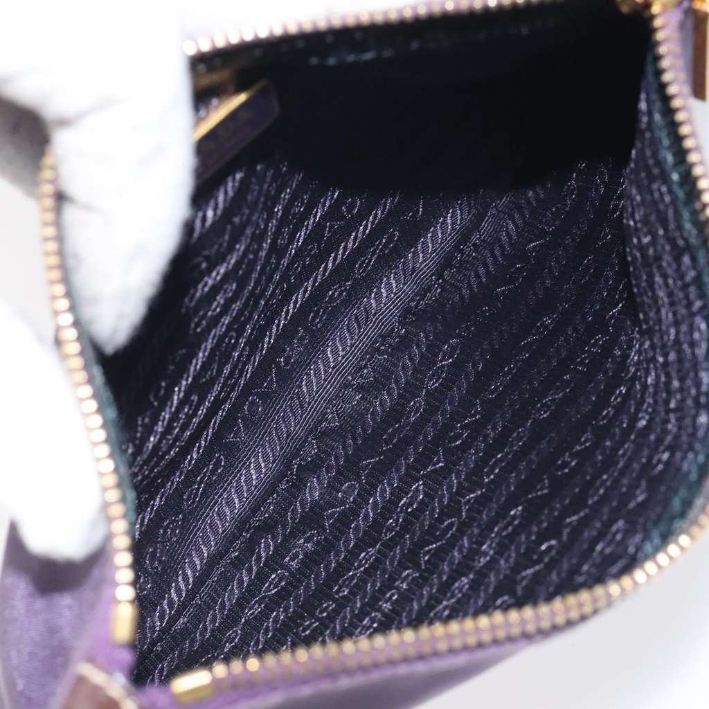 Prada Zip Pouch Purple Good condition - Box View