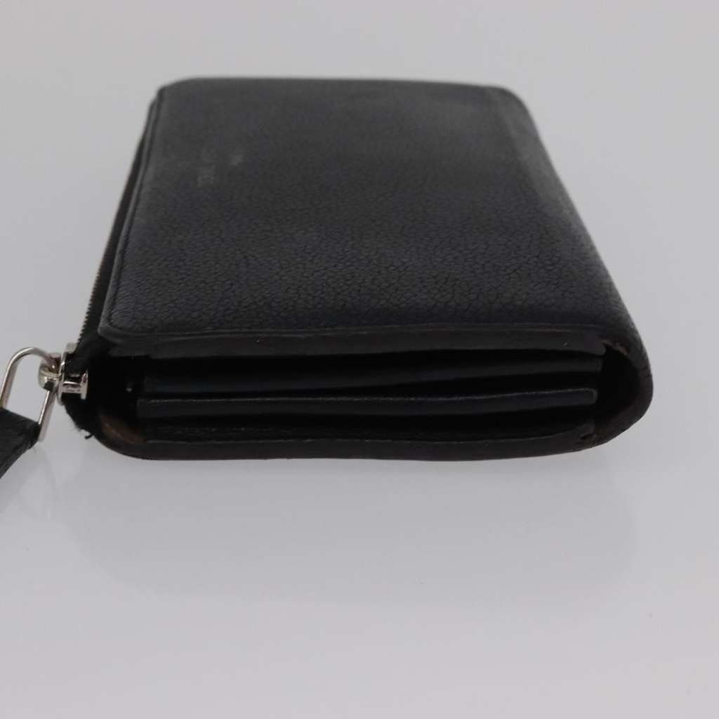 Louis Vuitton Comete Wallet Black Leather Good condition - Model View