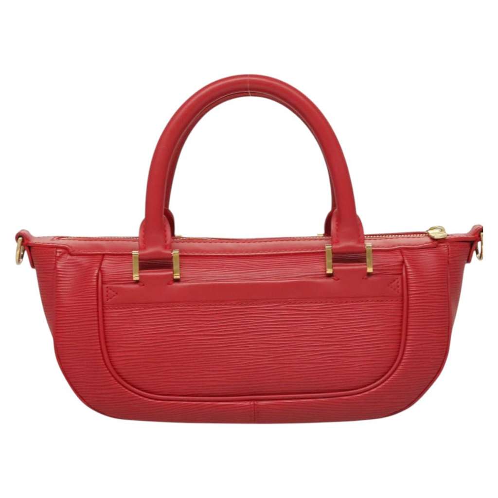 Louis Vuitton Danura Handbag Red Leather Fair condition - Back View