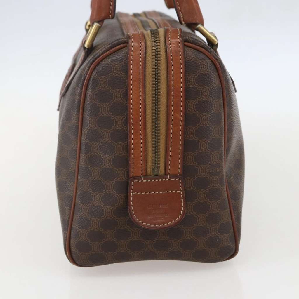 Celine Boston Bag Brown Canvas Good condition - Model View
