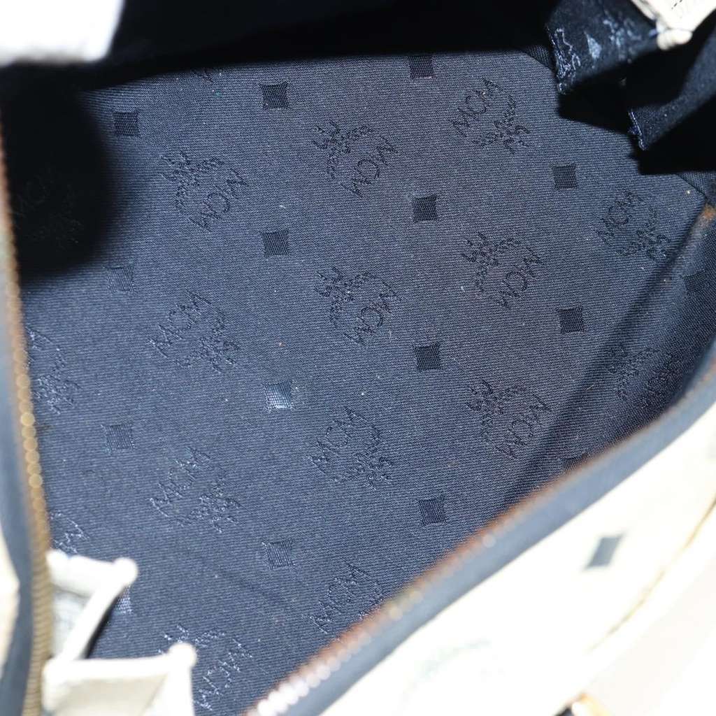 Mcm Visetos Handbag White Canvas Good condition - Box View