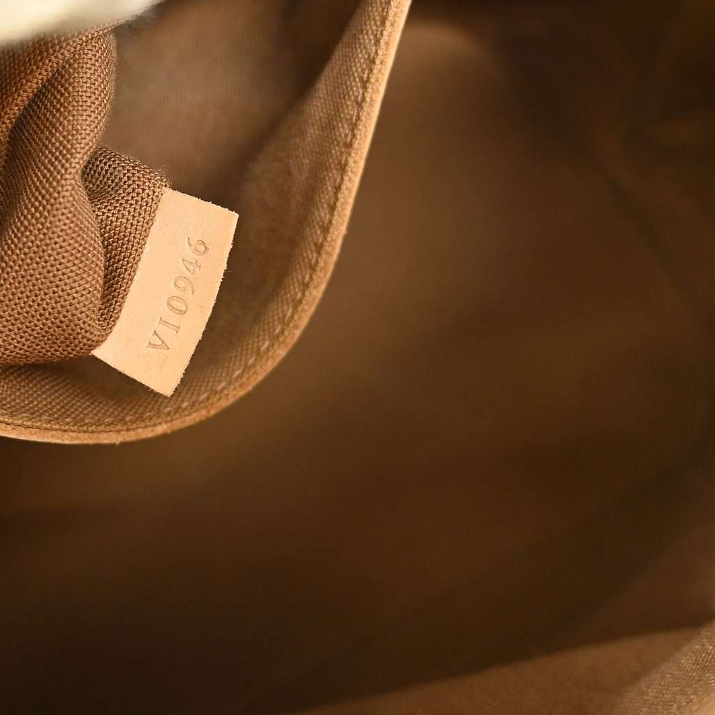 Louis Vuitton Alma Handbag Brown Canvas Fair condition - Model View