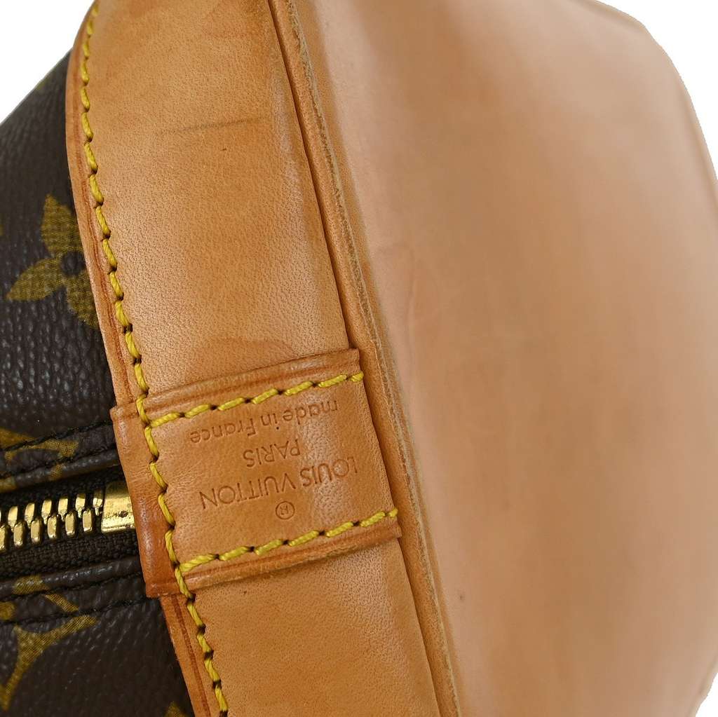 Louis Vuitton Alma Handbag Brown Canvas Fair condition - Box View