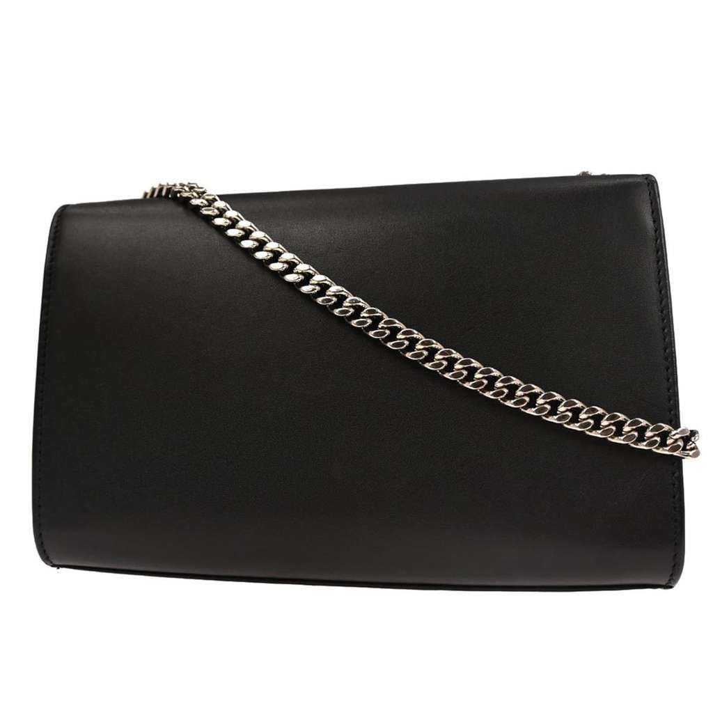 Saint Laurent Classic Monogram Tassel Crossbody Bag Black Leather Good condition - Back View