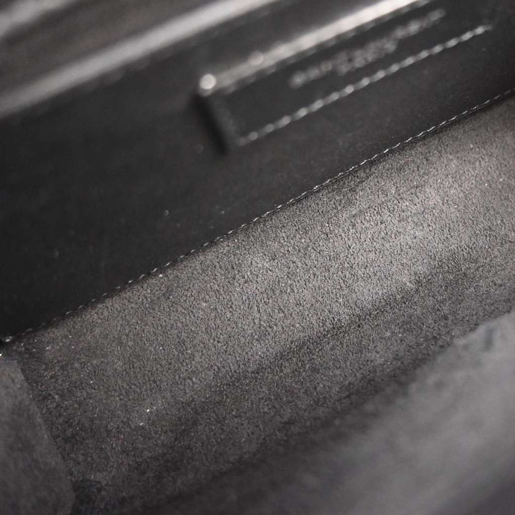 Saint Laurent Classic Monogram Tassel Crossbody Bag Black Leather Good condition - Inside View