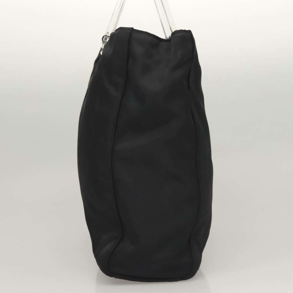Prada Logo Flat Tote Bag. Black Good condition - Inside View