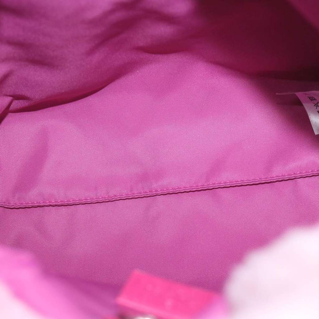 Gucci Flying Bear Handbag Pink Wool Good condition - Box View