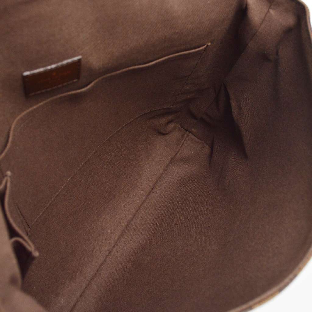 Louis Vuitton Brooklyn Handbag Brown Canvas Good condition - Inside View
