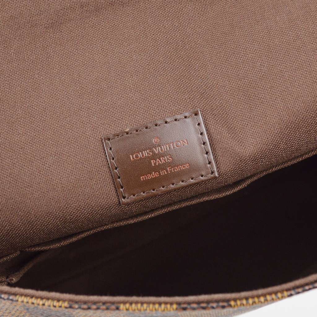 Louis Vuitton Brooklyn Handbag Brown Canvas Good condition - Box View
