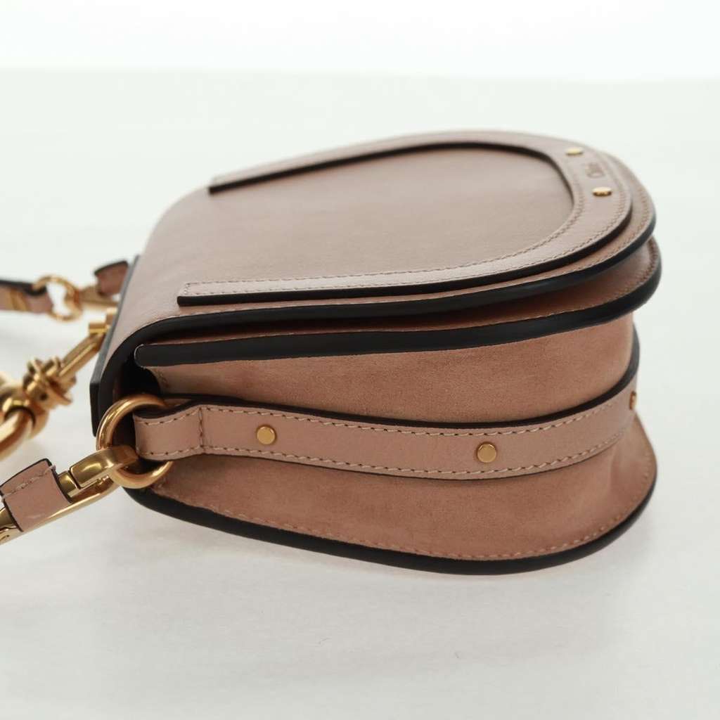 Chloe Nile Crossbody Bag Pink Leather Good condition - Inside View