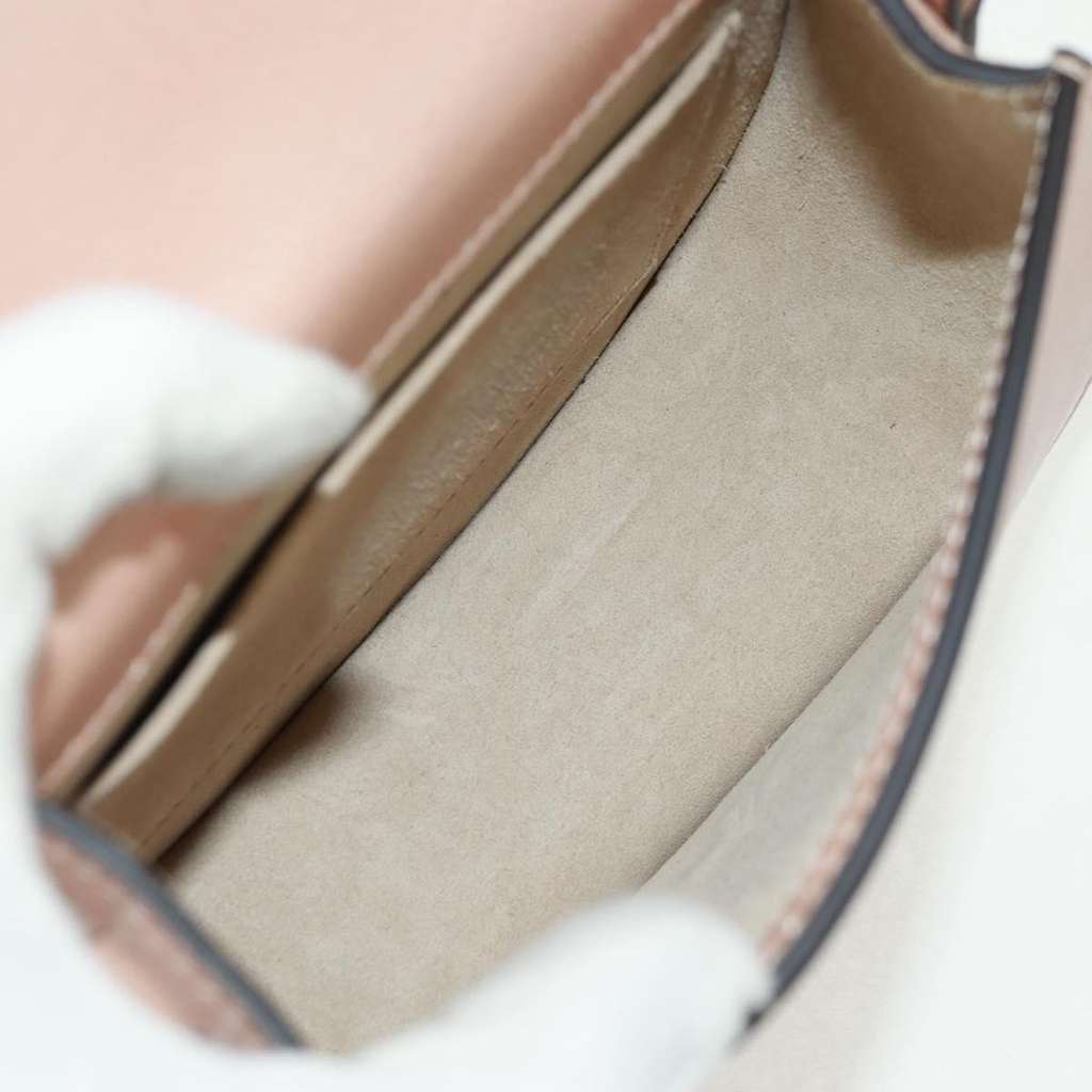 Chloe Nile Crossbody Bag Pink Leather Good condition - Box View