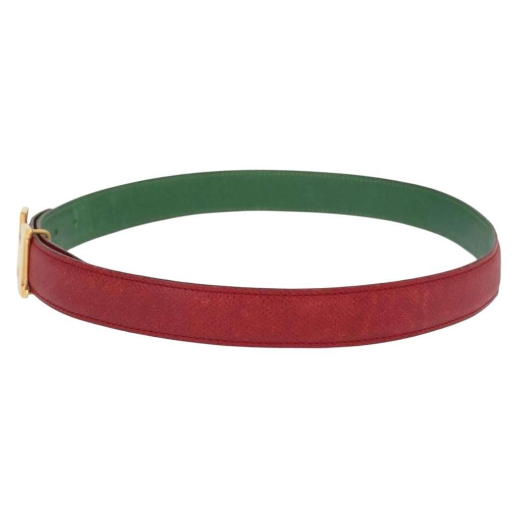 Hermès Constance Belt Red Leather Good condition - Inside View