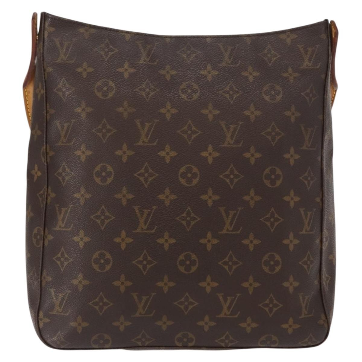 Louis Vuitton Looping Handbag Brown Canvas Fair condition - Back View