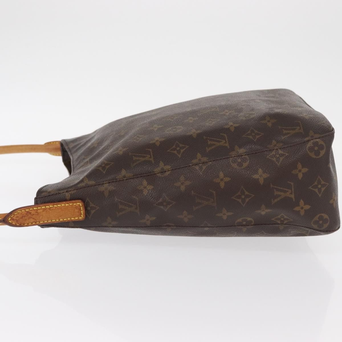 Louis Vuitton Looping Handbag Brown Canvas Fair condition - Model View