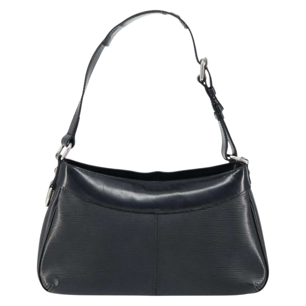 Louis Vuitton Turenne Handbag Black Leather Fair condition - Back View