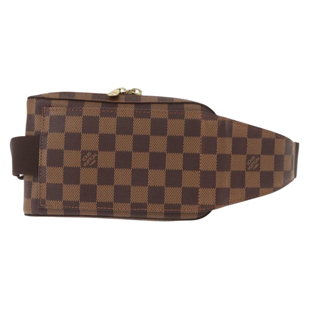 Louis Vuitton Geronimos Waist Bag Brown Canvas Good condition - Back View