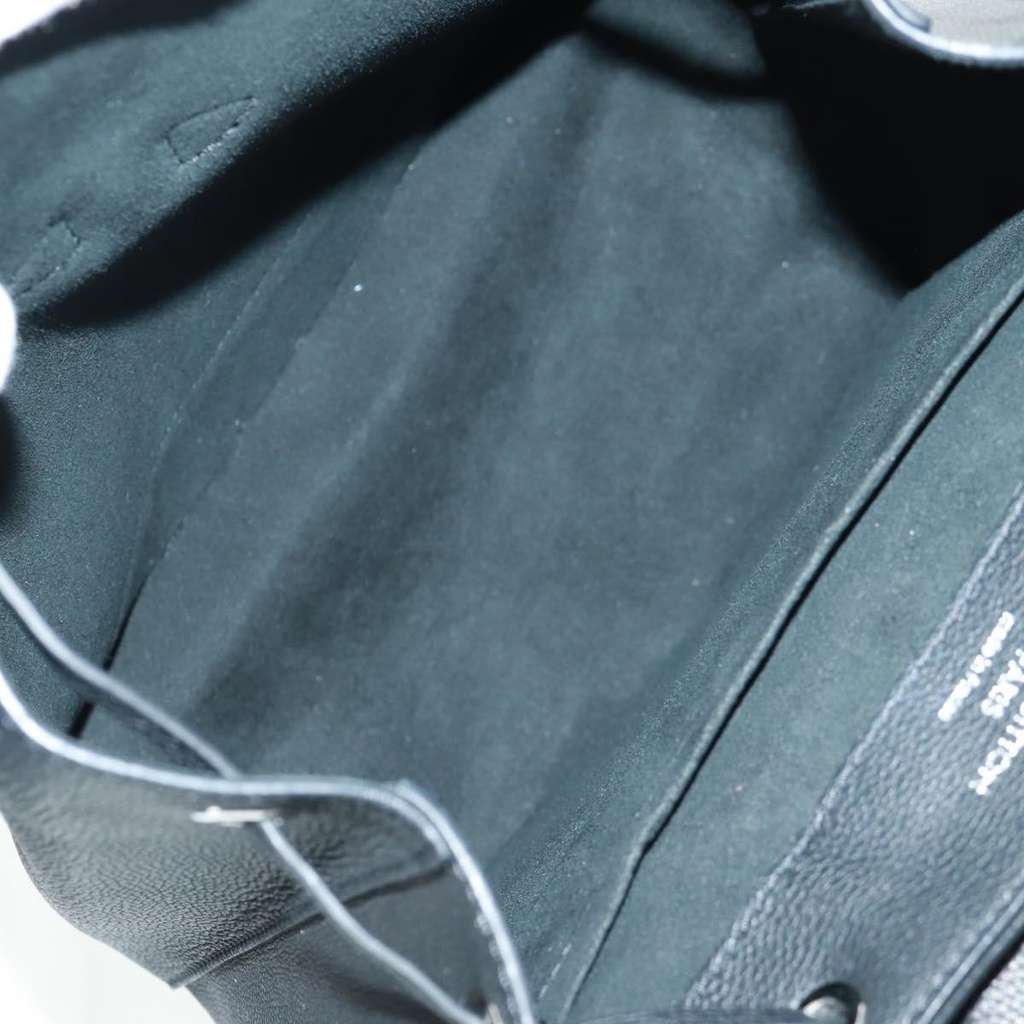 Louis Vuitton Lockme Backpack Black Leather Good condition - Box View