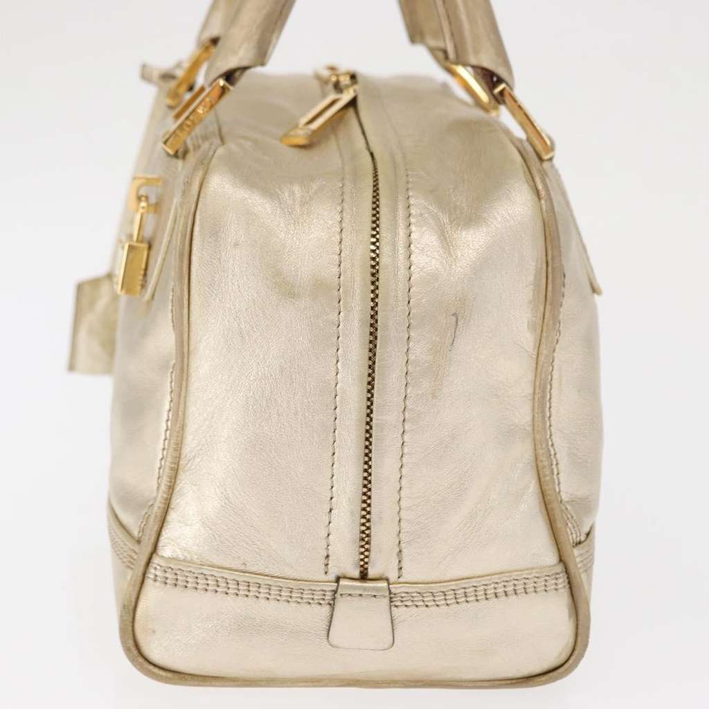 Loewe Amazona NM Bag Gold Leather Fair condition - Inside View