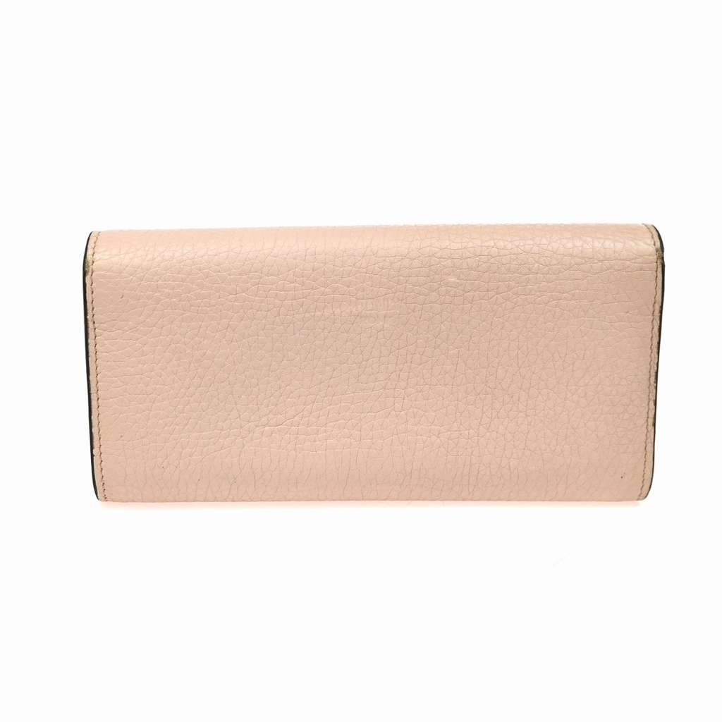 Fendi Peekaboo Wallet Pink Leather Good condition - Back View