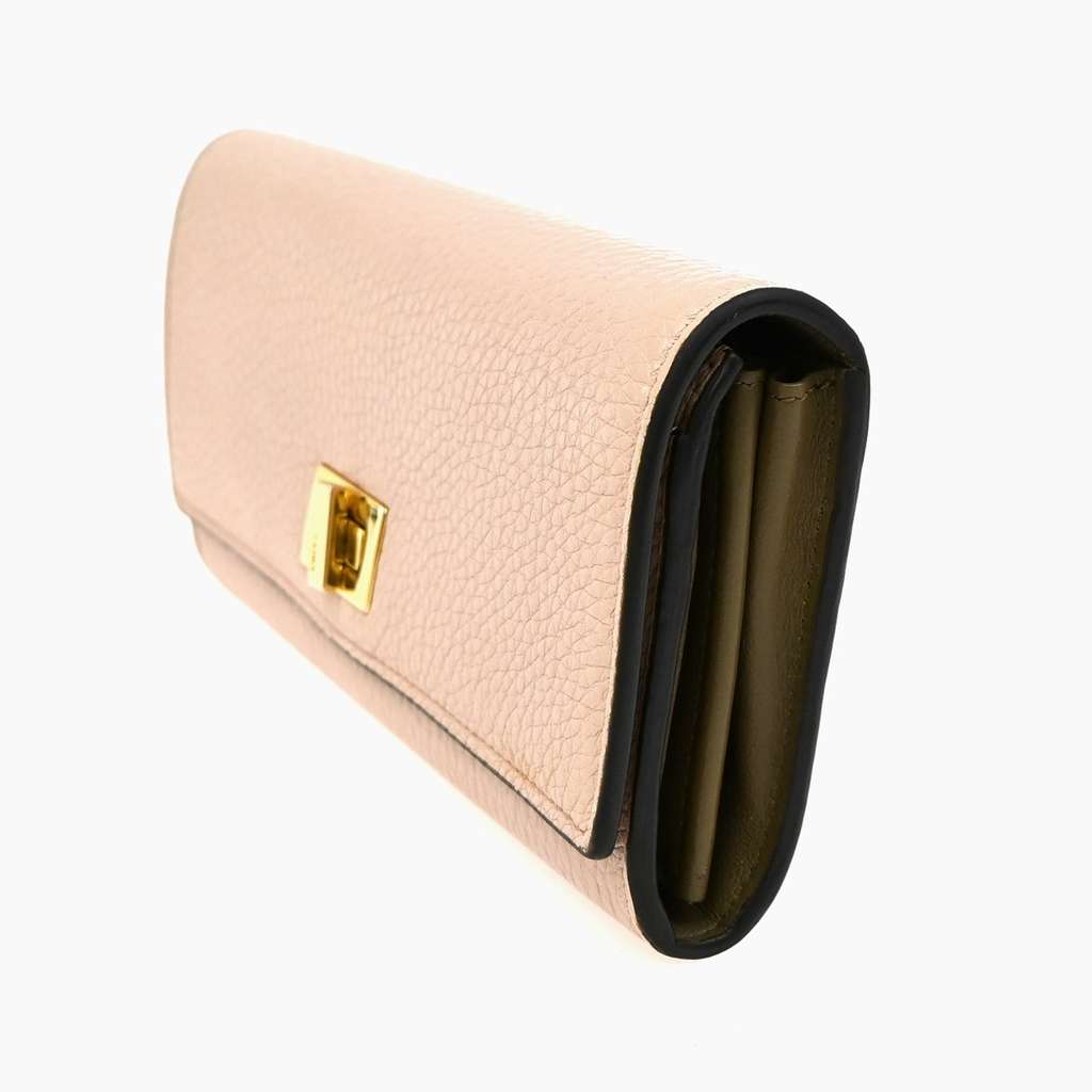 Fendi Peekaboo Wallet Pink Leather Good condition - Inside View