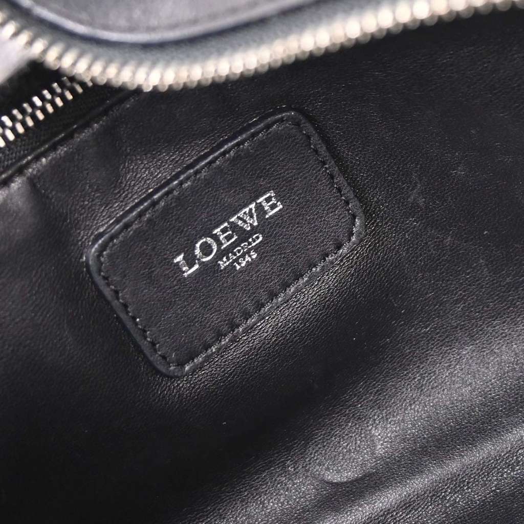 Loewe Amazona Bag Black Leather Good condition - Model View