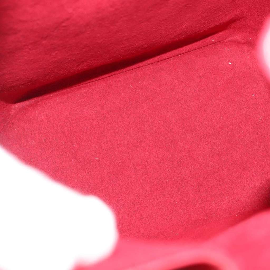 Louis Vuitton Vintage Sac d'Epaule Handbag Red Leather Good condition - Box View