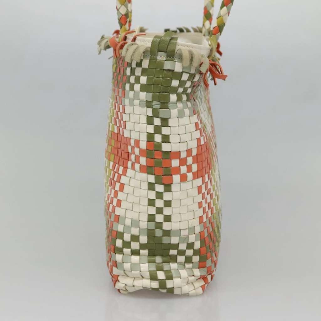 Salvatore Ferragamo Gancini Shoulder Bag Green Leather Good condition - Model View