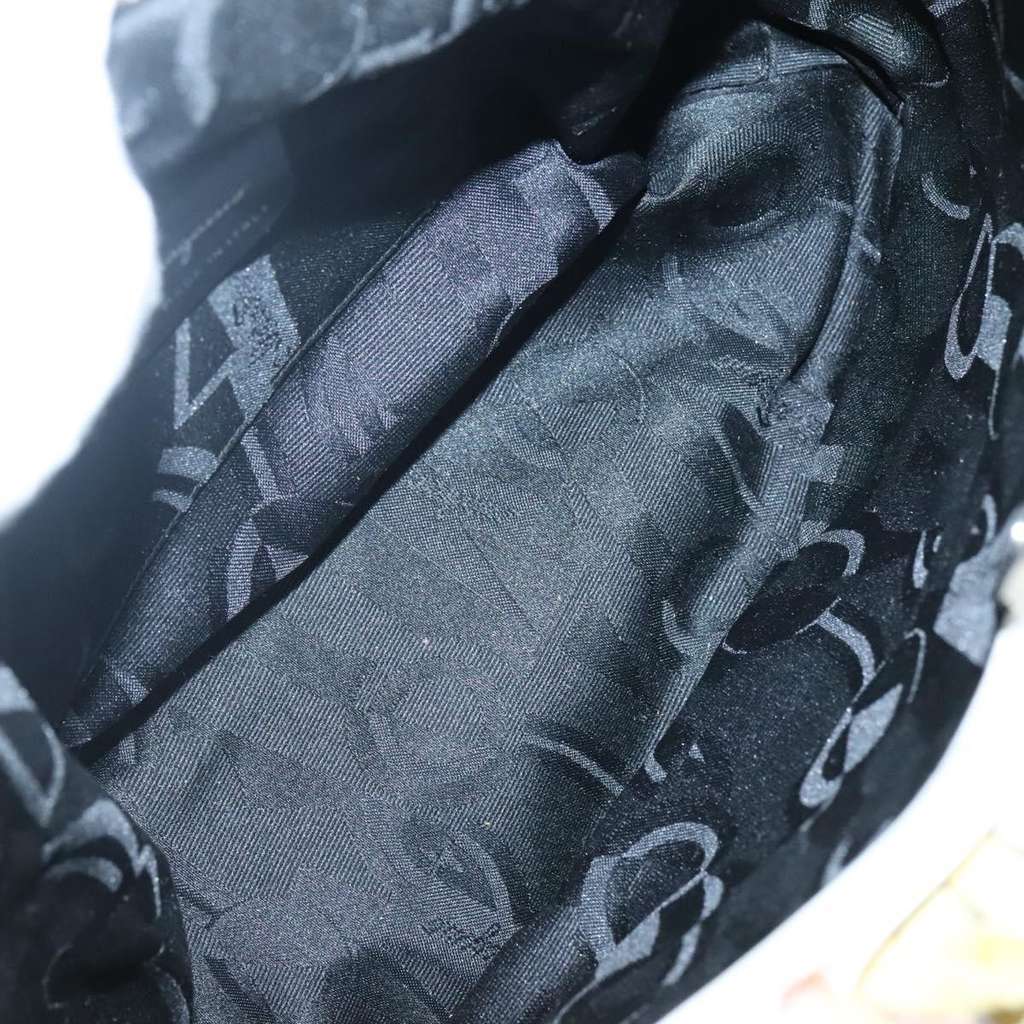 Salvatore Ferragamo Gancini Shoulder Bag Green Leather Good condition - Box View