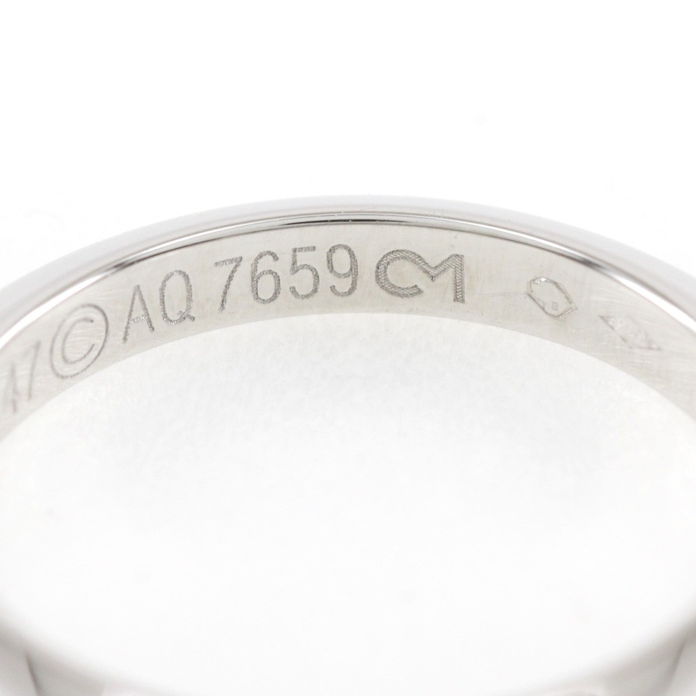 Cartier 1895 Wedding Band Silver Platinum Good condition - Model View