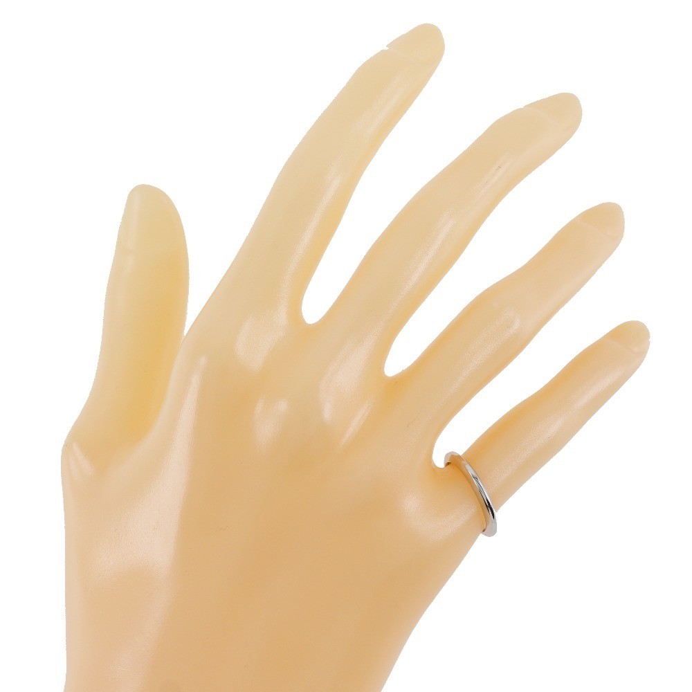 Cartier 1895 Wedding Band Silver Platinum Good condition - Box View