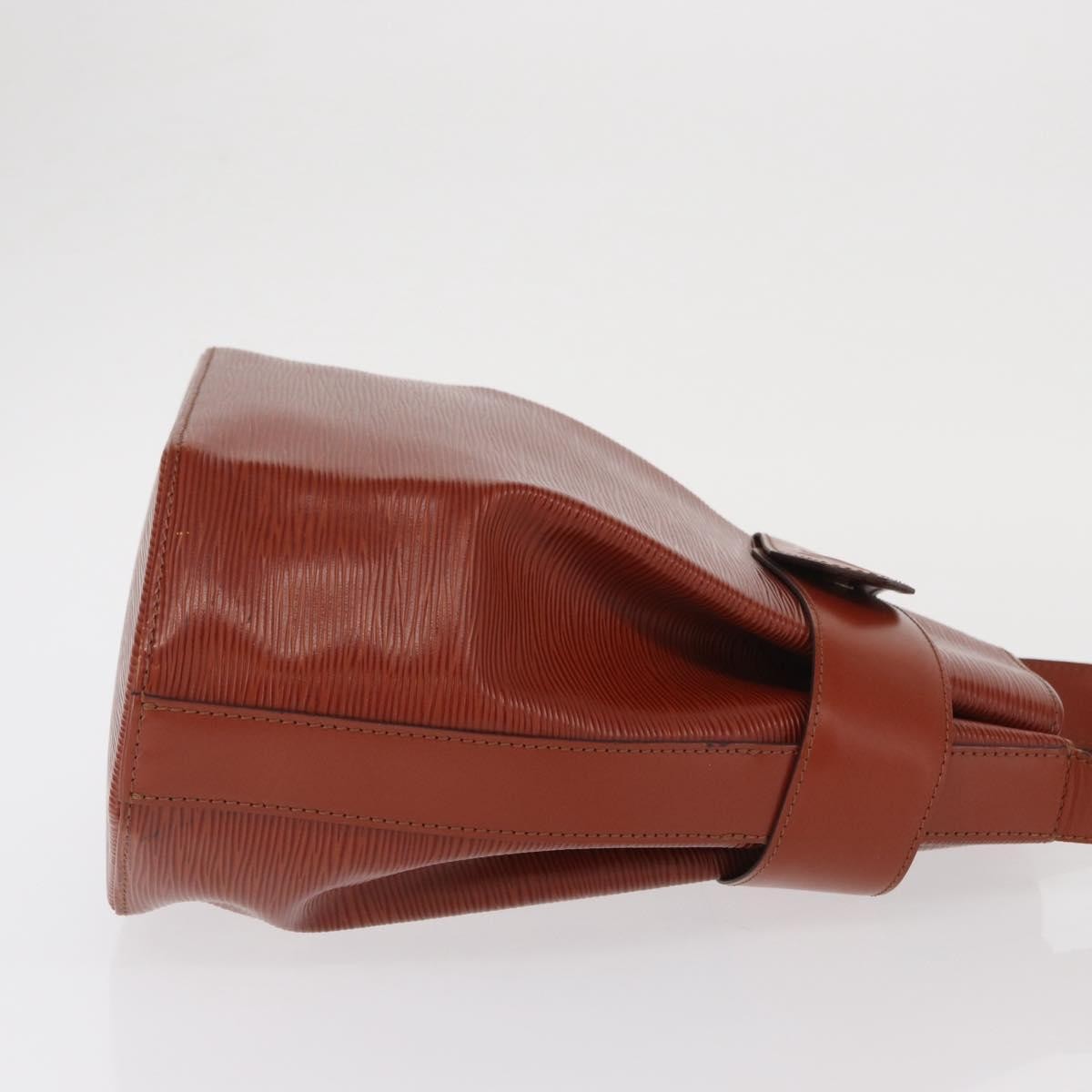 Louis Vuitton Vintage Sac d'Epaule Handbag Brown Leather Good condition - Inside View