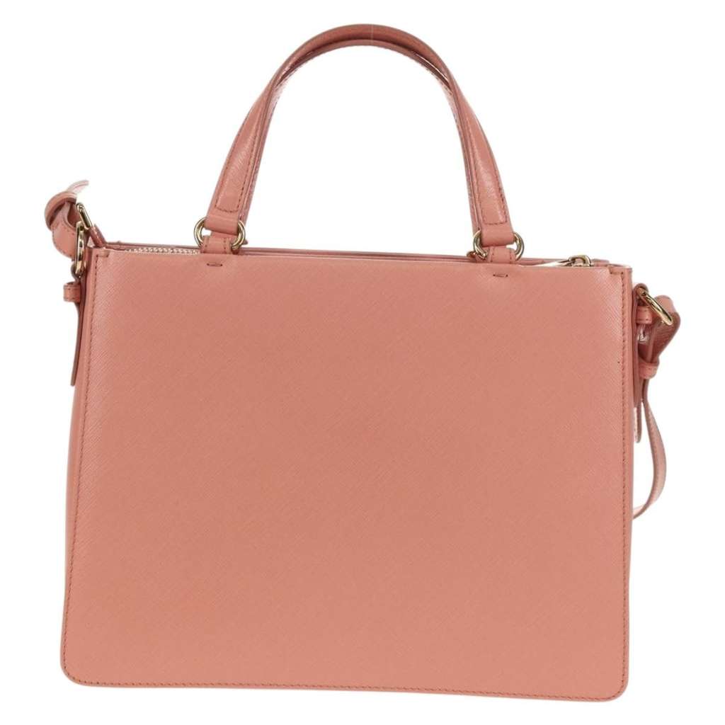 Salvatore Ferragamo Vala Handbag Pink Leather Good condition - Back View