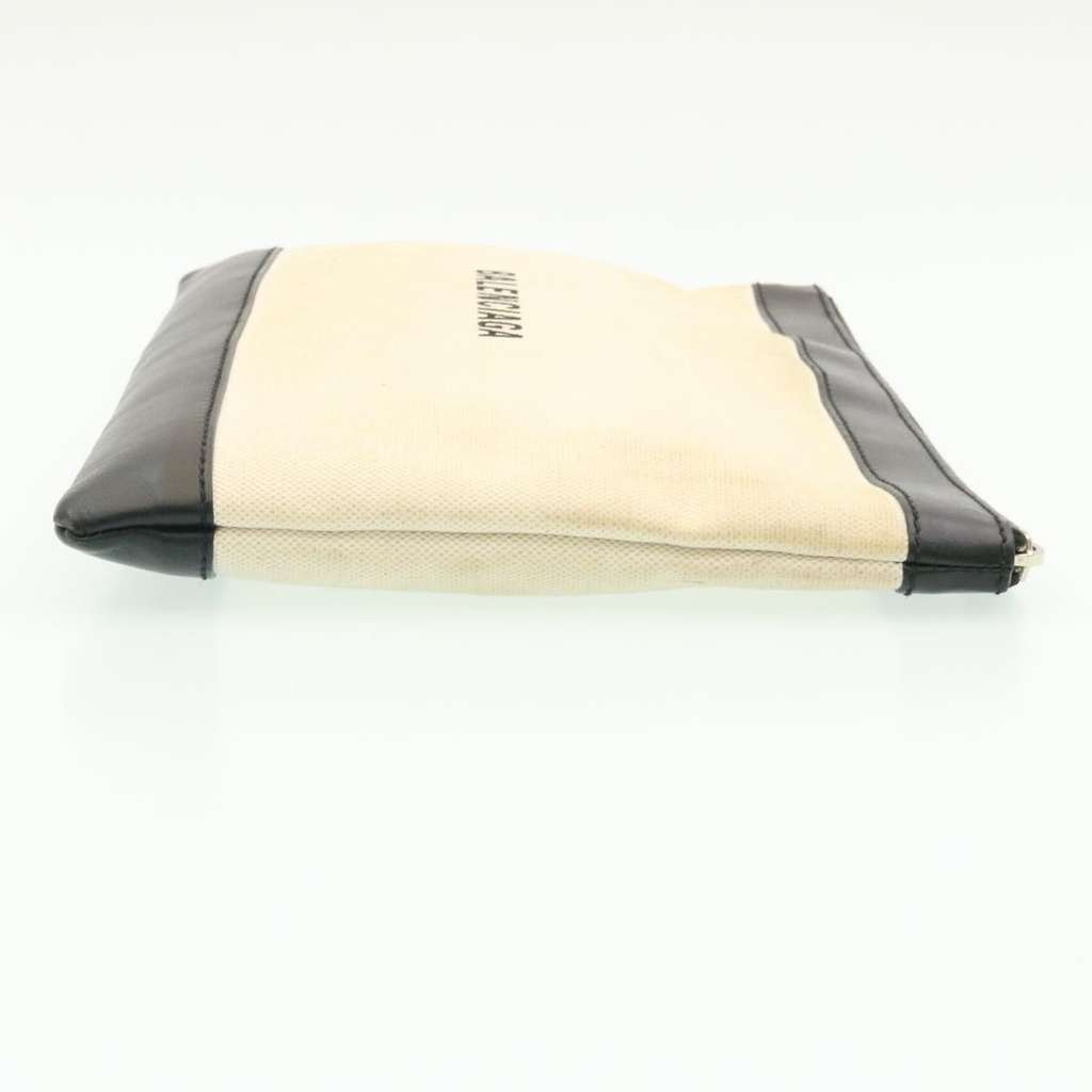 Balenciaga Navy Pochette Beige Canvas Good condition - Inside View