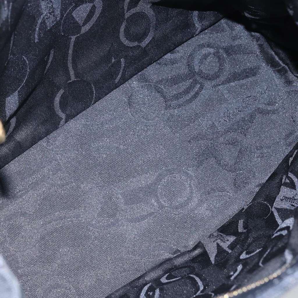 Salvatore Ferragamo Vala tote Navy Canvas Good condition - Box View