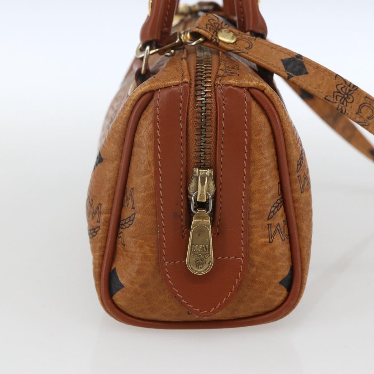 Mcm Visetos logogramme Handbag Brown Canvas Good condition - Inside View