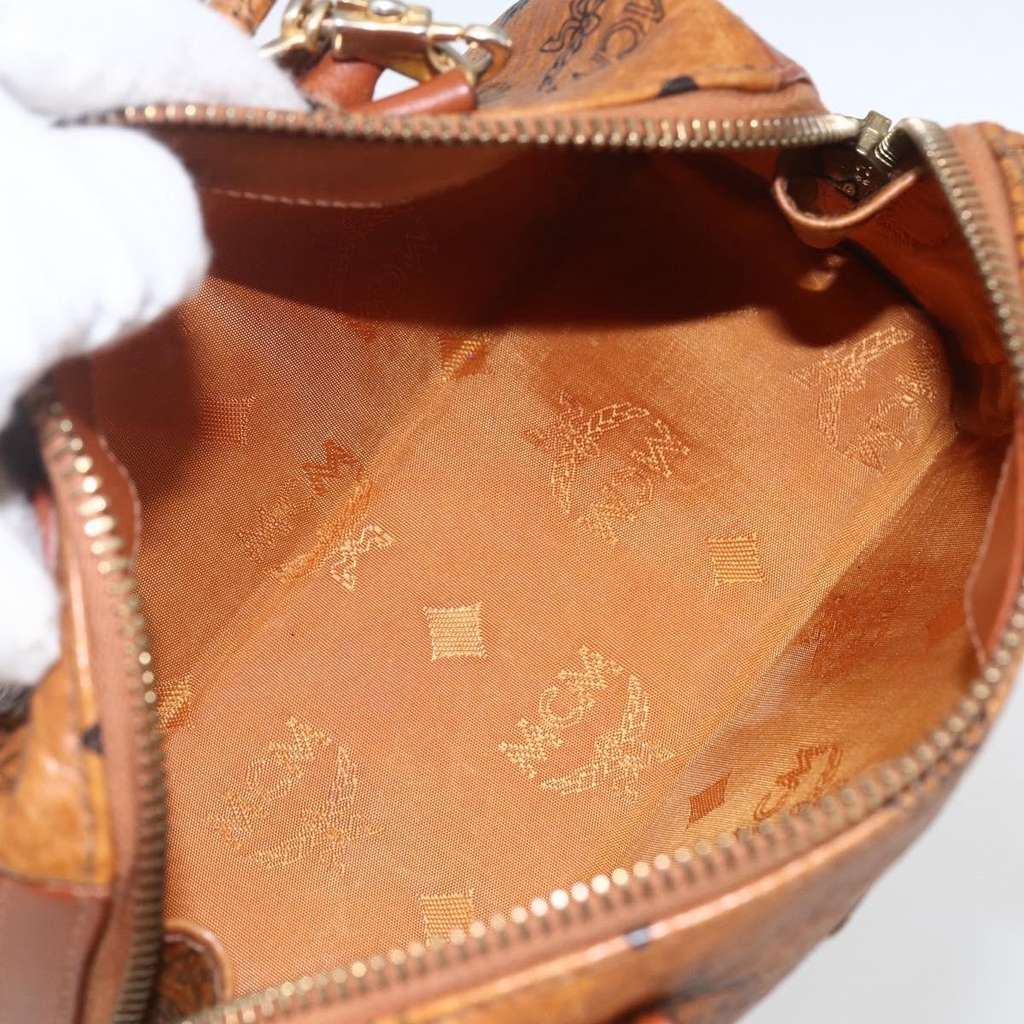 Mcm Visetos logogramme Handbag Brown Canvas Good condition - Box View