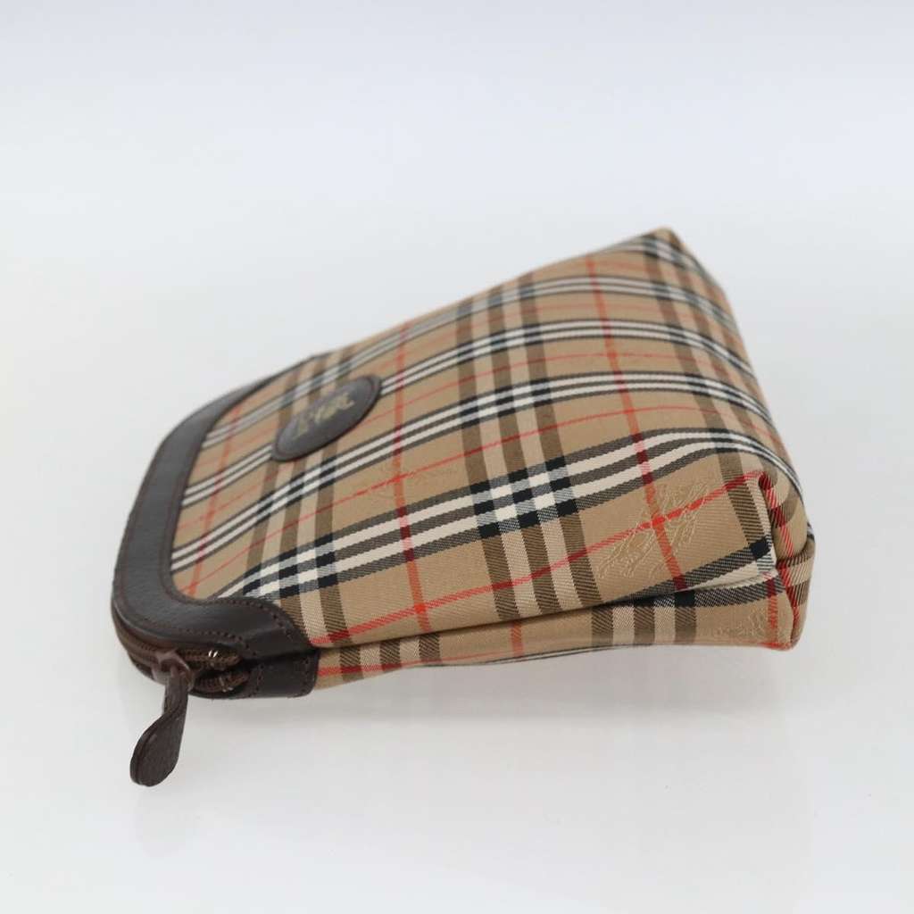 Burberry Nova check Pochette Beige Canvas Good condition - Model View