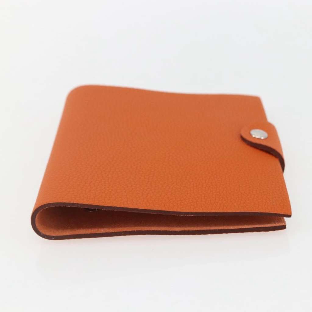 Hermès Ulysse Agenda Cover Orange Leather Good condition - Inside View