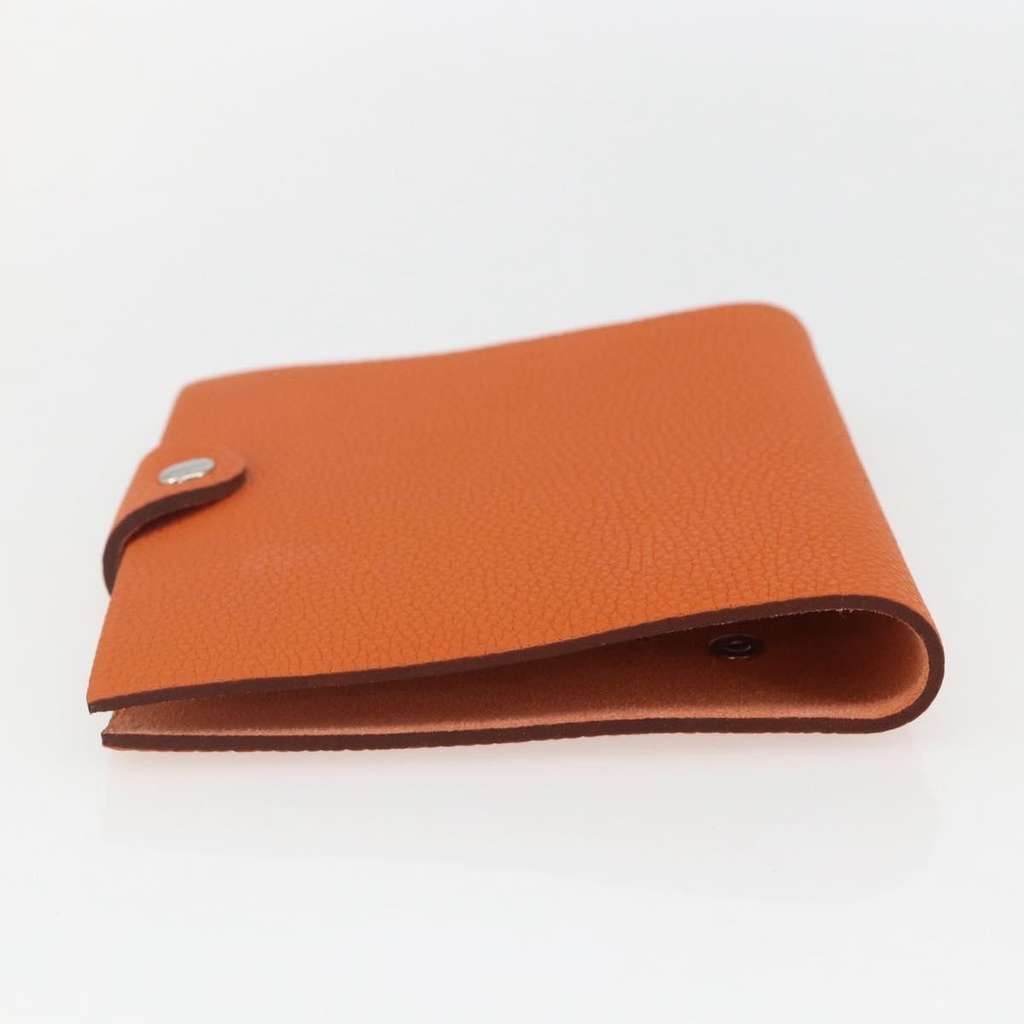 Hermès Ulysse Agenda Cover Orange Leather Good condition - Model View