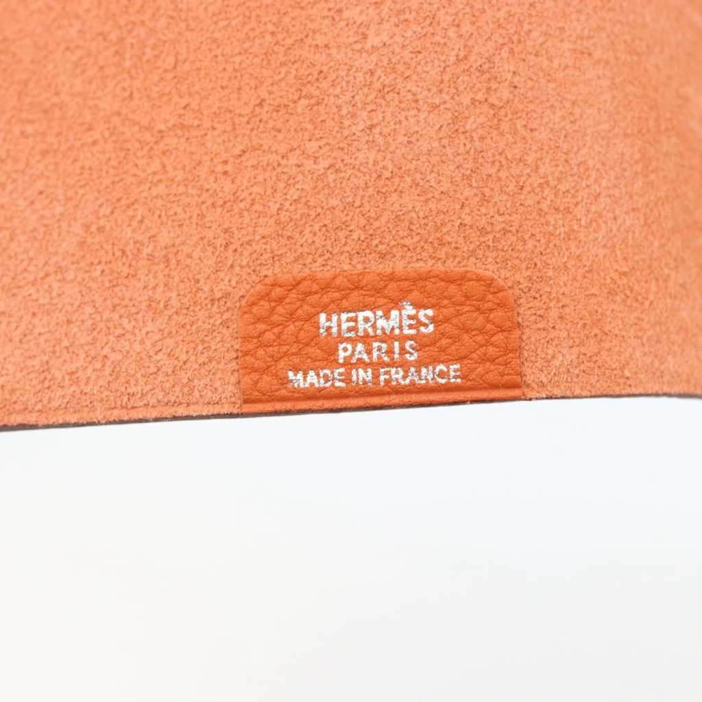Hermès Ulysse Agenda Cover Orange Leather Good condition - Box View