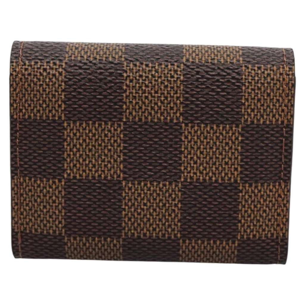 Louis Vuitton Cufflinks Case Brown Canvas Good condition - Back View