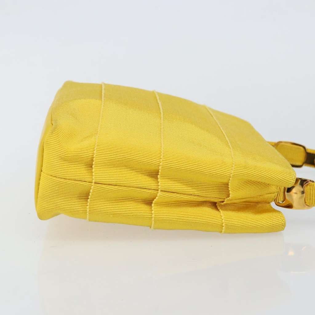 Salvatore Ferragamo Vala Handbag Yellow Good condition - Inside View